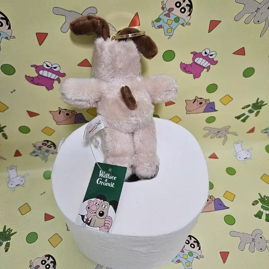 [BUNJANG] Gromit Fluffy Keychain / [정품] 털찐 그로밋 키링