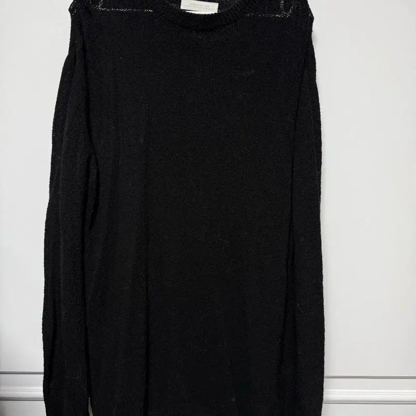 [BUNJANG] Nothing Everything Black Knit OS / 낫띵에브리띵/블랙니트/OS/간절기용니트