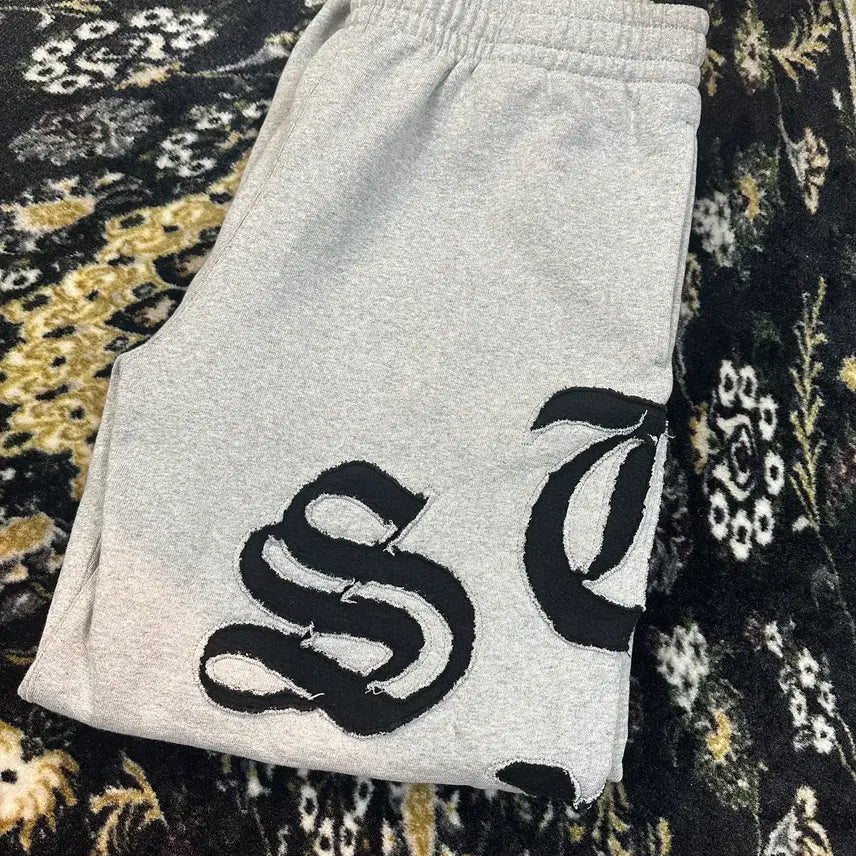 [BUNJANG] Supreme Cut Out Sweatpants Heather Grey M / 슈프림 컷 아웃 스웨트팬츠 헤더 그레이 M