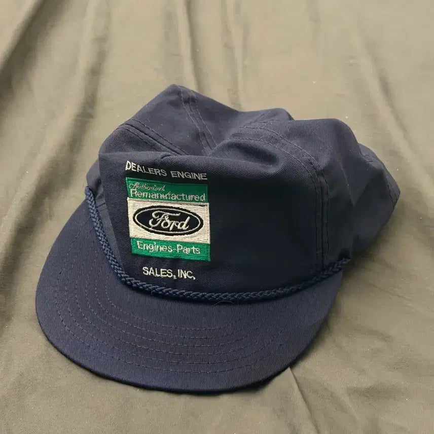 [SOLD OUT] 80s 포드 네이비 스냅백