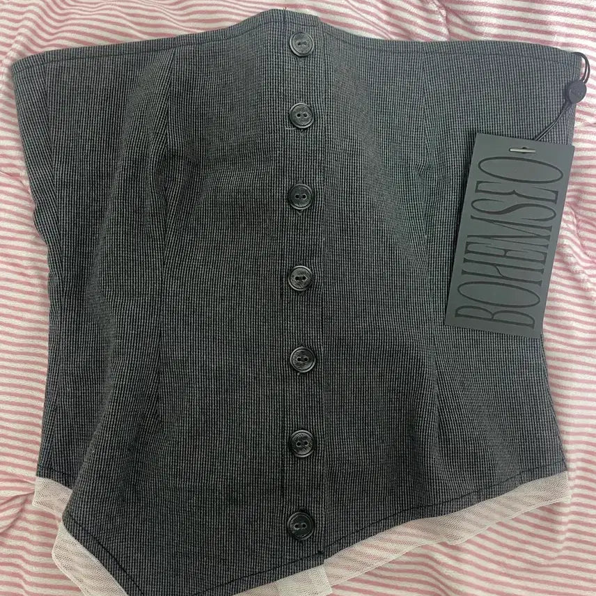 [BUNJANG] Bohem Bustier Tube Top / 보헴서 뷔스티에 튜브탑