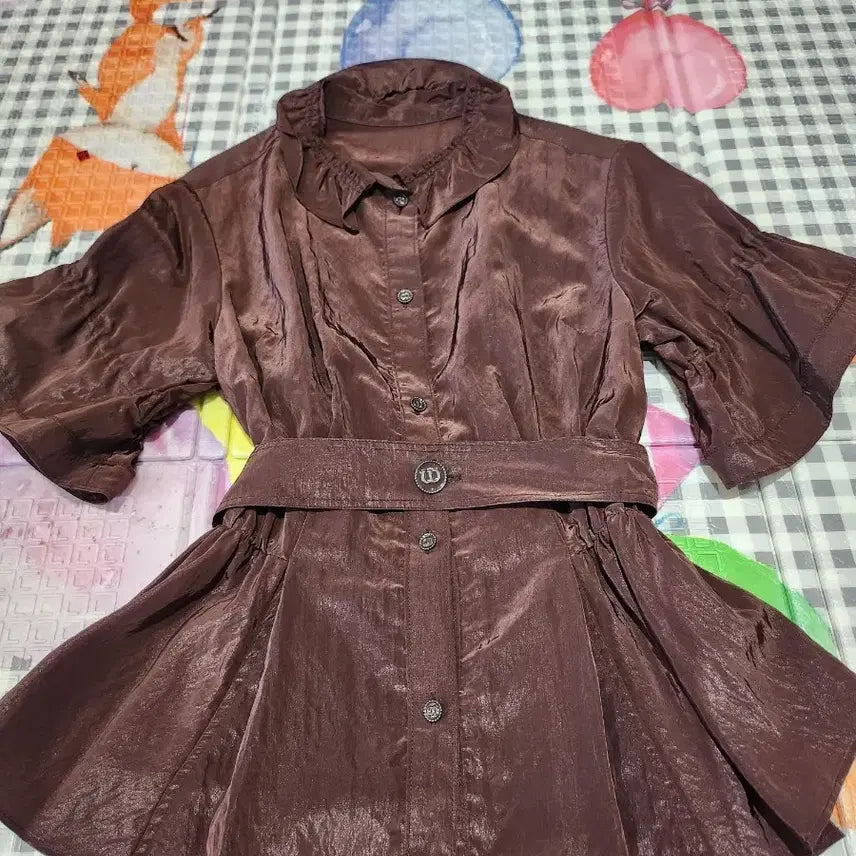 [BUNJANG] Mine Belted Short-Sleeve Shirt / 한섬의류 마인 벨트반팔셔츠
