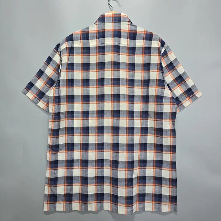 [BUNJANG] Galaxy Check Short Sleeve Shirt Size 110 / 갤럭시(galaxy) 체크 반팔 셔츠 110