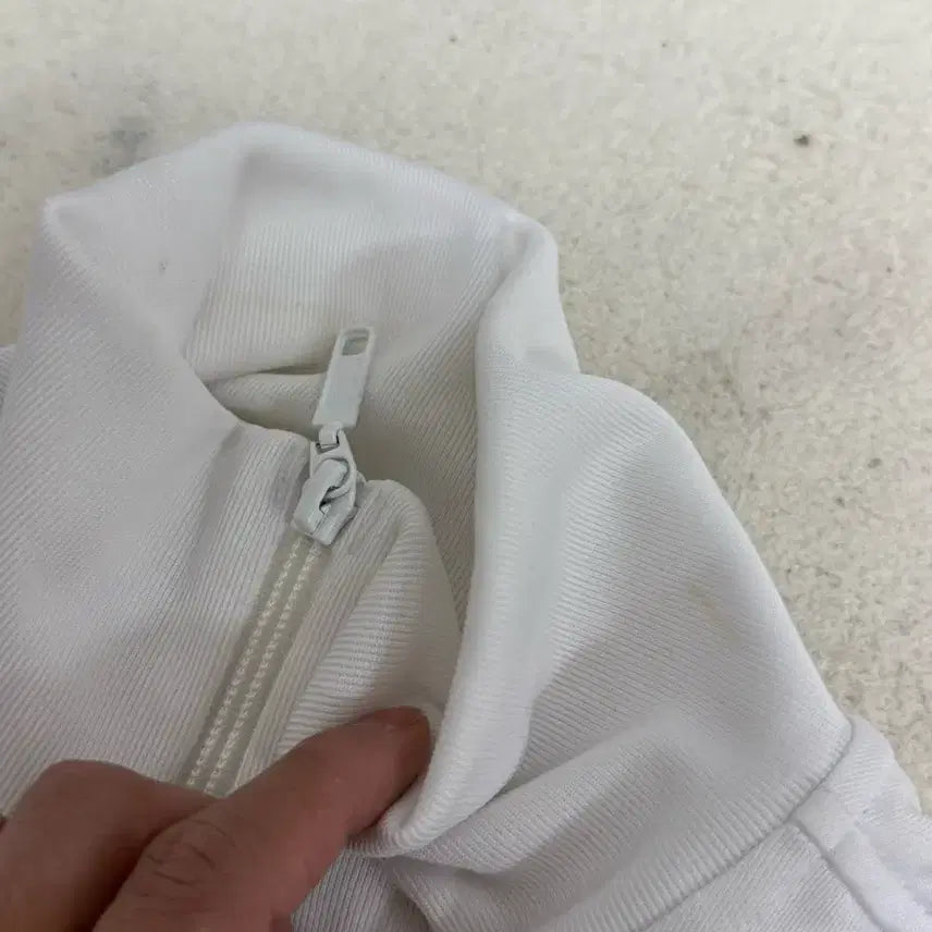 [BUNJANG] Adidas White Soccer Track Jacket XL / 아디다스 화이트 축구 트랙 자켓 XL