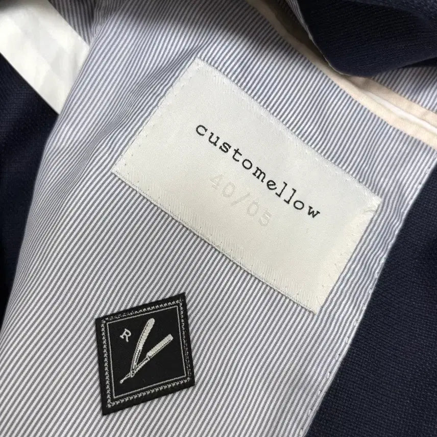 [BUNJANG] Customellow Navy Blazer Jacket (Men&