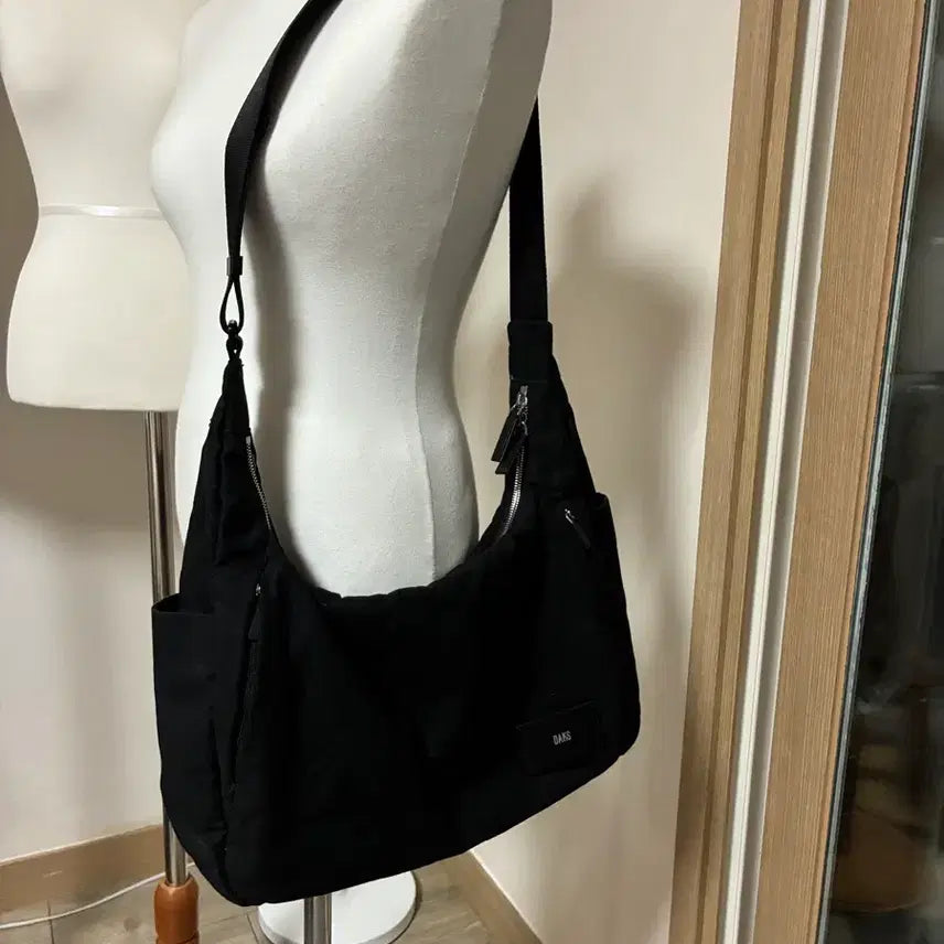[BUNJANG] Daks Black Shoulder Crossbody Bag / 닥스 블랙 숄더 크로스백