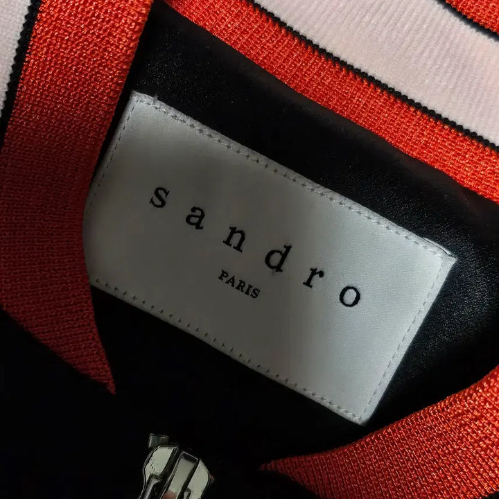 [BUNJANG] Sandro Embroidered Varsity Jacket (Size 43) / 산드로 스카잔 자수 바시티 자켓 43