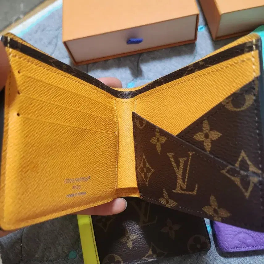 [BUNJANG] Louis Vuitton Macassar Two-Tone Bi-fold Wallet / 루이비통 한정판 마카사르 투톤 반지갑