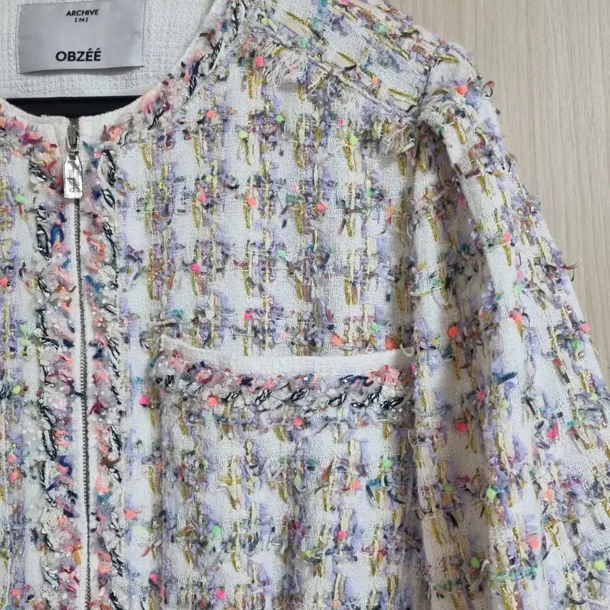 [BUNJANG] OBZEE Tweed Dress Jacket / 오브제OBZEE 트위드 원피스 자켓