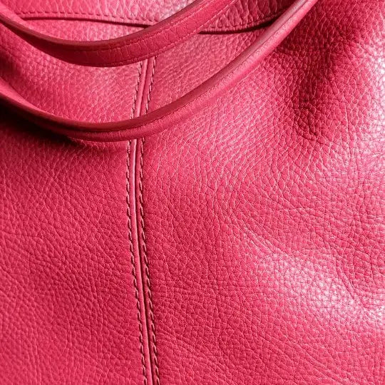 [BUNJANG] Coach F23537 Red Leather Shoulder Bag / 코치 F23537 레드 가죽 숄더백