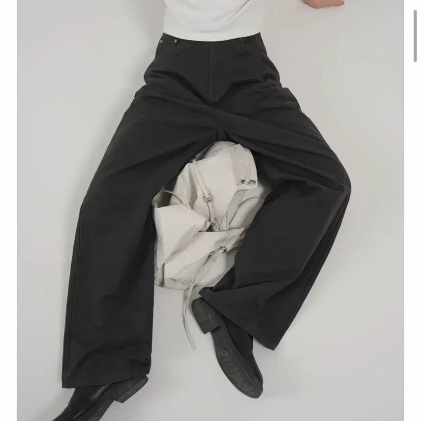 [BUNJANG] Demuer Cotton Wide Pants / 드무어 메이드 코튼 와이드 팬츠 새상품