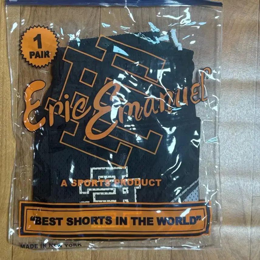 [SOLD OUT] Eric Emanuel 반바지 블랙 메쉬