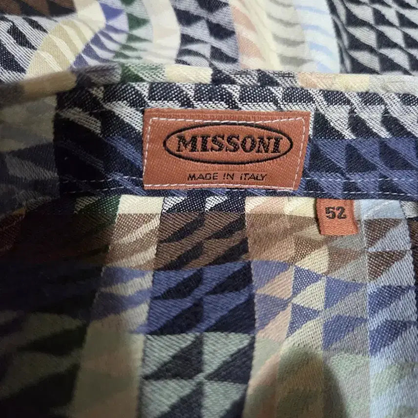 [BUNJANG] Missoni Check Pattern Shirt / 미쏘니 체크 패턴 남방 셔츠