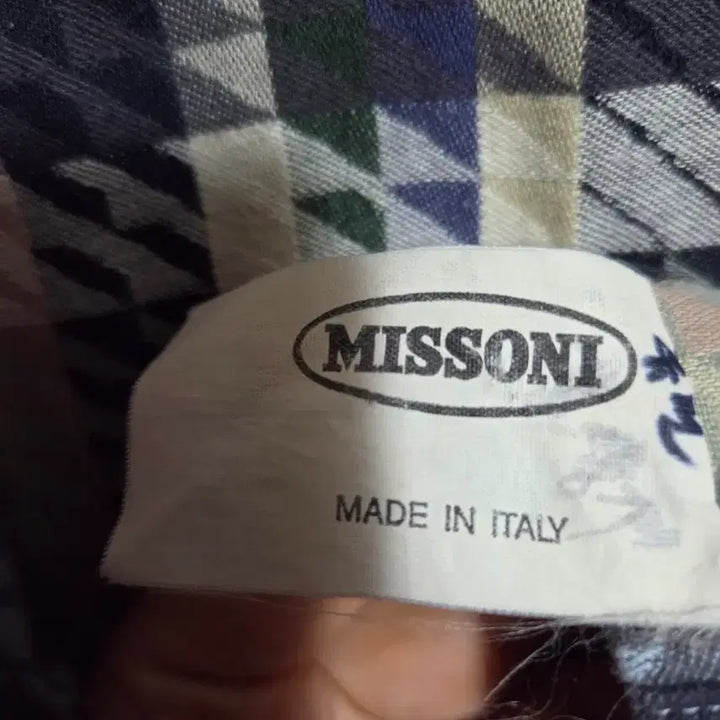 [BUNJANG] Missoni Check Pattern Shirt / 미쏘니 체크 패턴 남방 셔츠