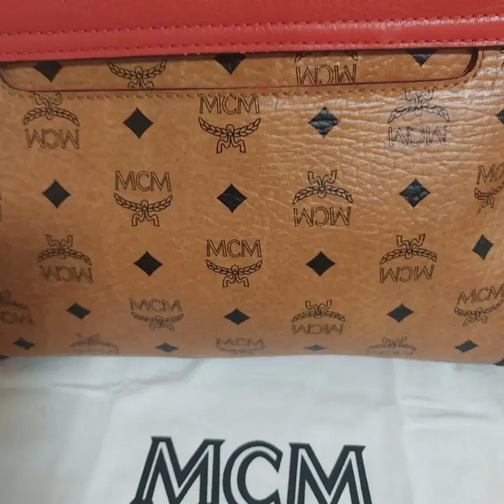[BUNJANG] MCM Red Top Handle Shoulder Bag / 정품)MCM 레드 탑핸들 숄더백 크로스가방