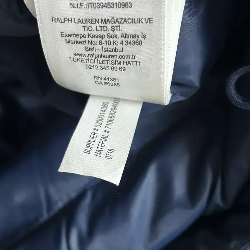 [SOLD OUT] 폴로 랄프로렌 네이비 후드 바람막이 자켓L팜