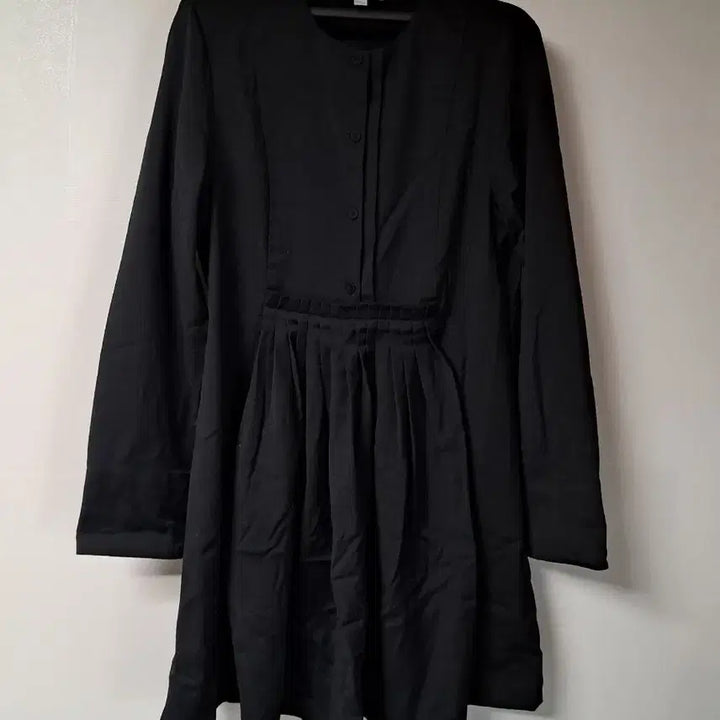 [BUNJANG] COS Black Pleated Mini Dress / COS 블랙 플리츠 미니 원피스