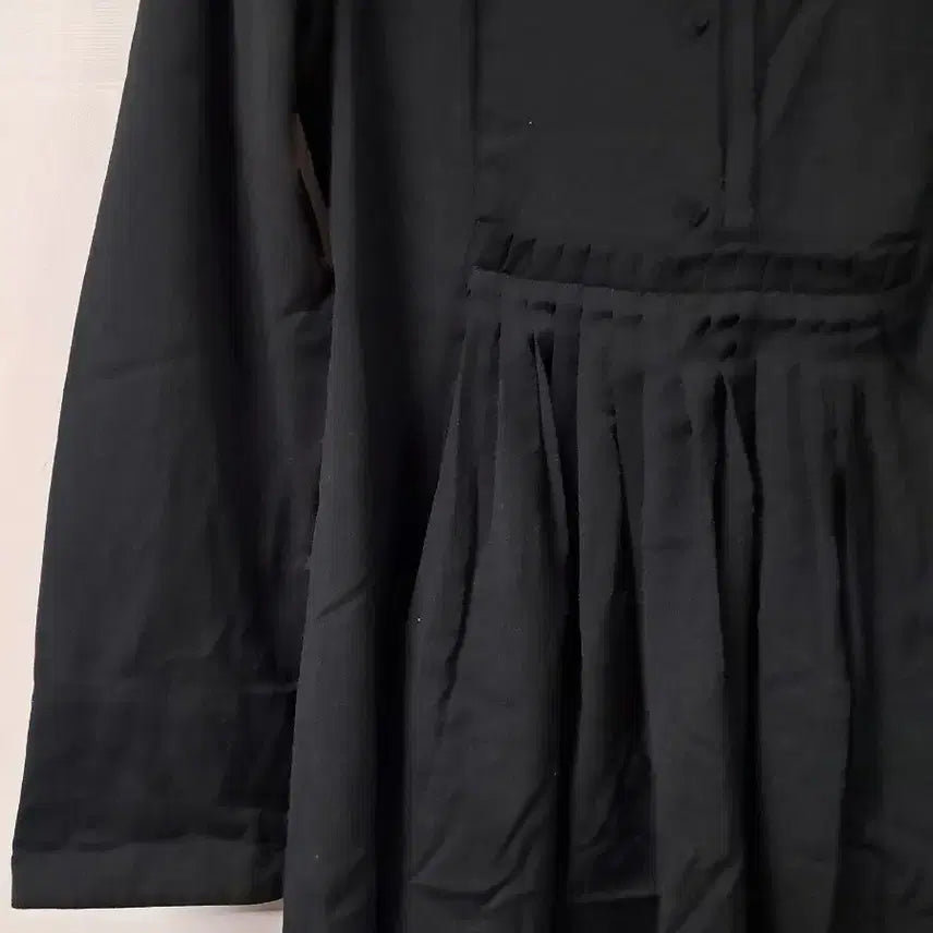 [BUNJANG] COS Black Pleated Mini Dress / COS 블랙 플리츠 미니 원피스