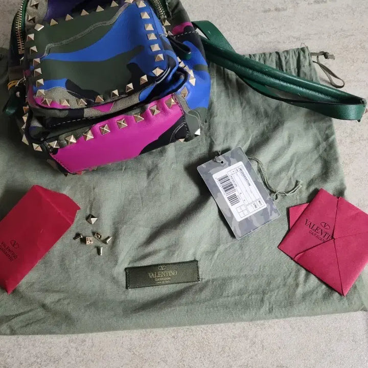 [BUNJANG] Valentino Rockstud Camo Mini Backpack / 발렌티노 락스터드 카모 백팩 미니