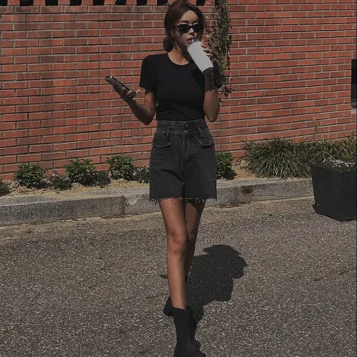 [BUNJANG] Black Denim Pants / <새옷> 블랙 데님 팬츠