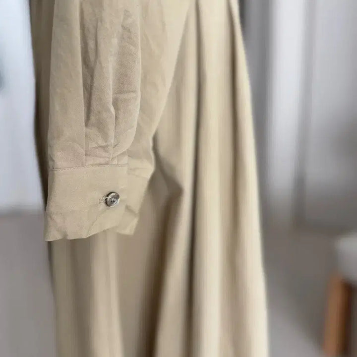 [BUNJANG] Ginnt Beige Cotton Dress / Ginnt 베이지 코튼 드레스/S-M