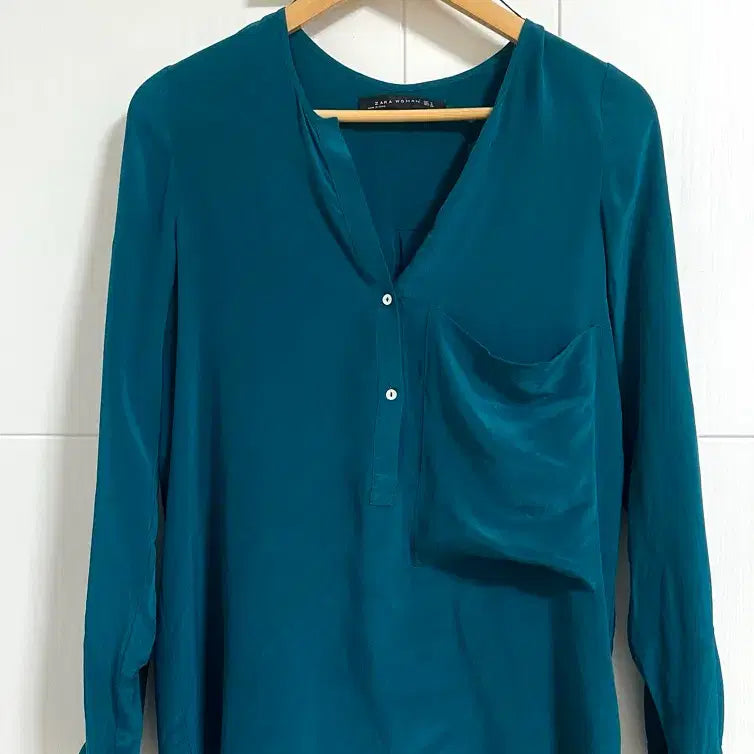 [SOLD OUT] 자라 WOMAN 실크100% 블라우스 M