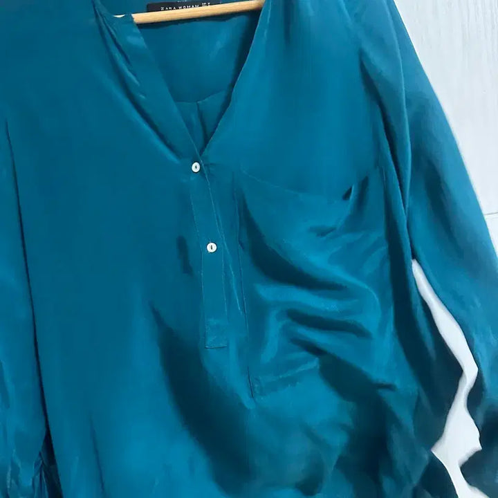 [SOLD OUT] 자라 WOMAN 실크100% 블라우스 M