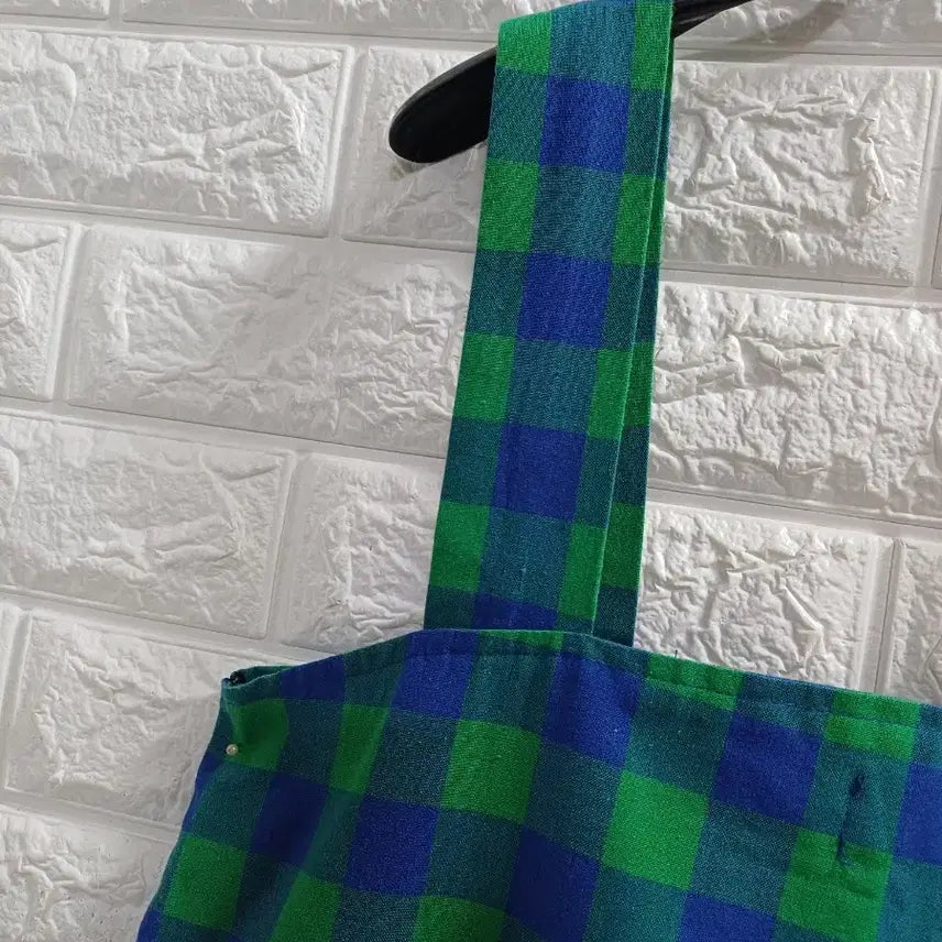 [BUNJANG] Checkered Bustier Long Dress / 체크 뷔스티에 롱원피스