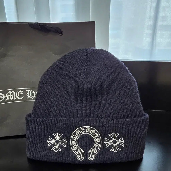 [BUNJANG] Chrome Hearts Horseshoe Knit Beanie / {클로젯}[Os][종이백 구성]크롬하츠 홀스슈 니트 비니