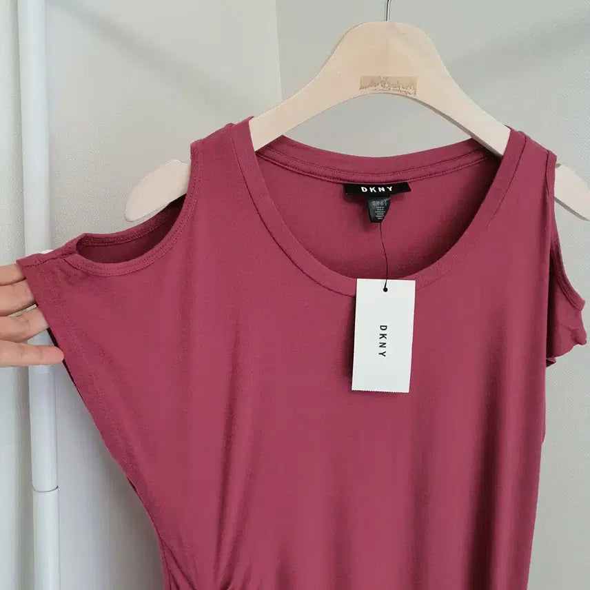 [BUNJANG] DKNY Side Shirring Long Dress / DKNY 사이드셔링 롱원피스
