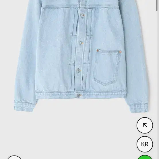 [BUNJANG] Captain Sunshine Denim Trucker Jacket (Ice Wash) M Size / 캡틴선샤인 데님 트러커 (ice wash) m사이즈