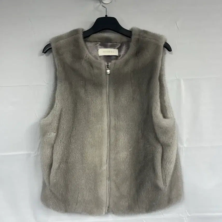 [BUNJANG] Artirriso Mink Vest (Free Size) / ARTIRRISO 아르티리소 밍크 베스트 free