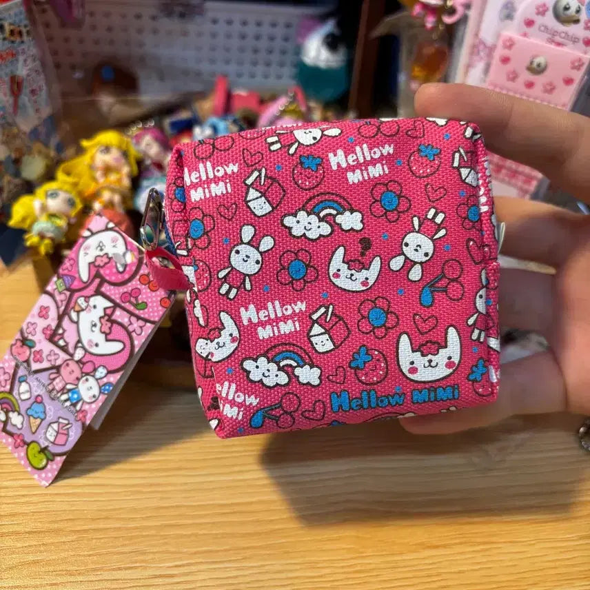 [BUNJANG] Hello Mimi Mini Pouch Coin Purse / 고전문구 헬로미미 미니 파우치 동전지갑