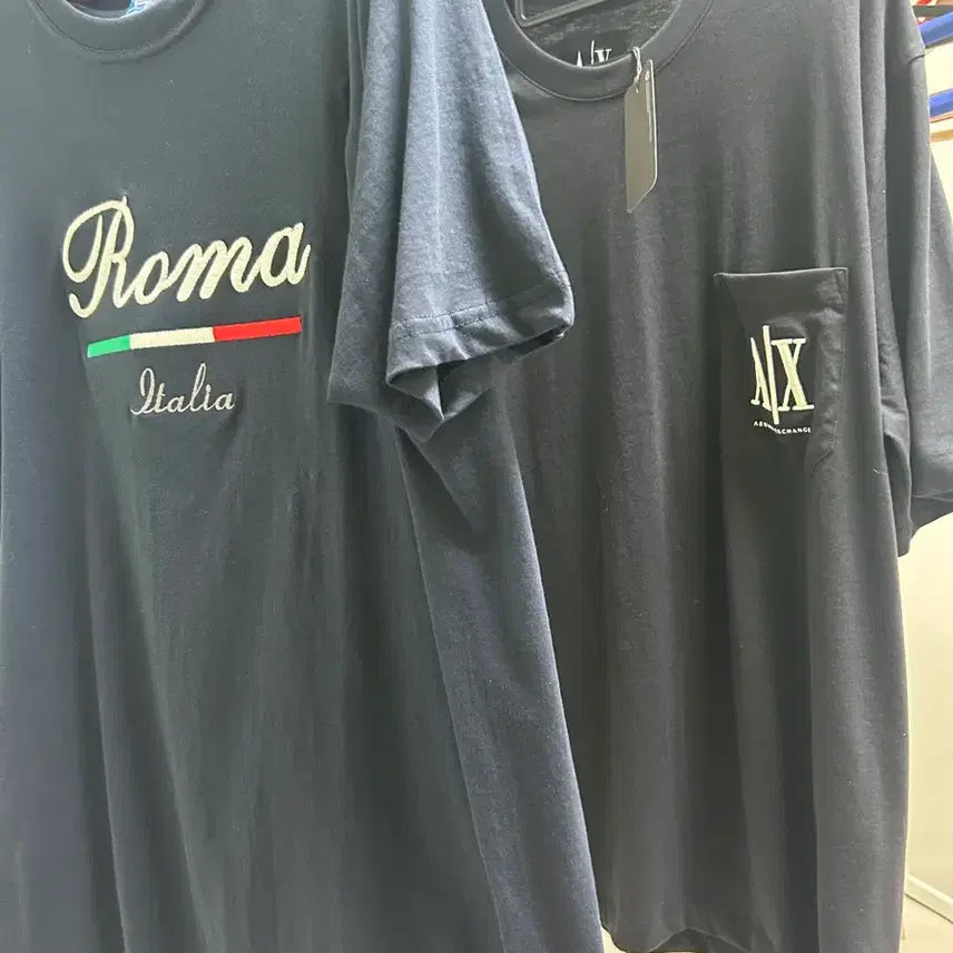 [SOLD OUT] 알마니 익스체인지 AX 티셔츠 / Roma 티셔츠 네이