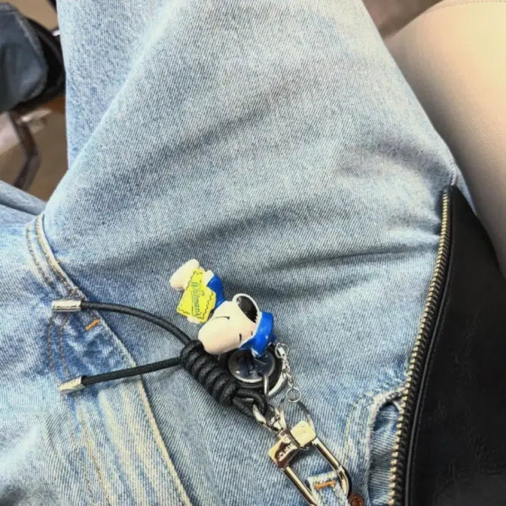 [BUNJANG] Louis Vuitton Black Keyring / 루이비통 키링 블랙