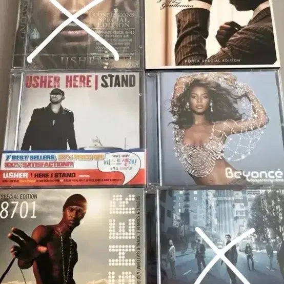 [BUNJANG] Usher, Ne-Yo, Beyoncé Album Bundle / 어셔 니요 비욘세 앨범
