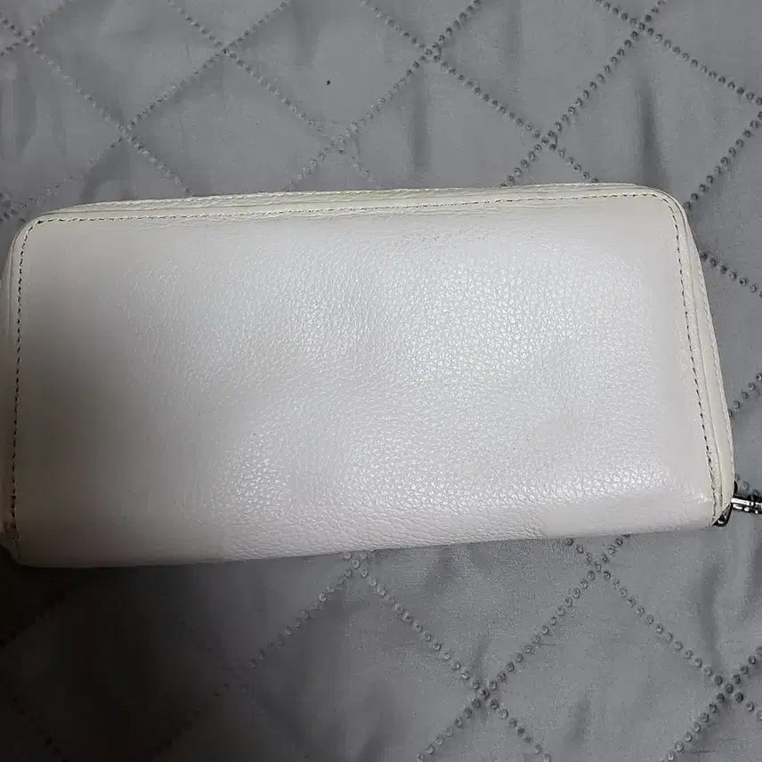 [BUNJANG] Chrome Hearts White Leather Long Wallet / 크롬하츠 화이트 레더 장지갑
