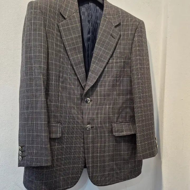 [BUNJANG] Yves Saint Laurent Vintage Checkered Blazer / 입생로랑 체크무늬 빈티지 자켓