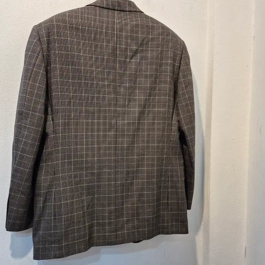 [BUNJANG] Yves Saint Laurent Vintage Checkered Blazer / 입생로랑 체크무늬 빈티지 자켓