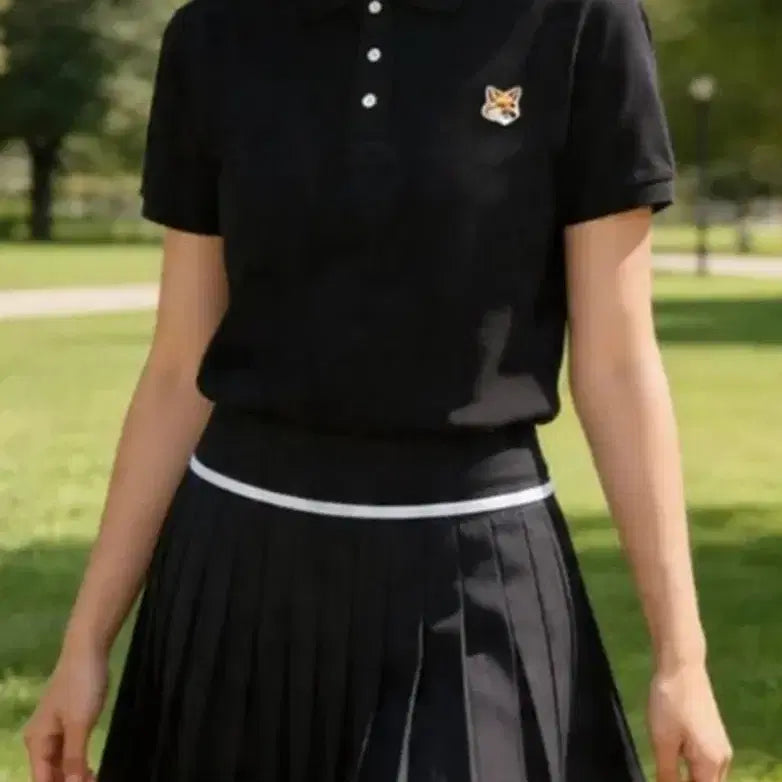 [BUNJANG] Maison Kitsune Yellow Fox Polo Shirt / 
