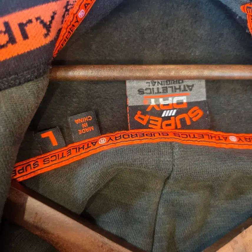 [BUNJANG] Superdry Olive Hooded Zip-up L / 슈퍼드라이 올리브 후드 집업 L