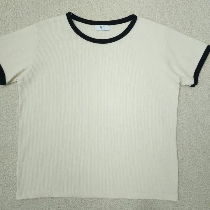 [SOLD OUT] (F)OG SEOUL 여성 반팔 티셔츠 와플 링거 W2926