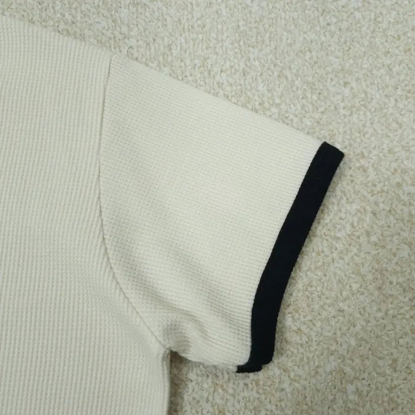 [SOLD OUT] (F)OG SEOUL 여성 반팔 티셔츠 와플 링거 W2926