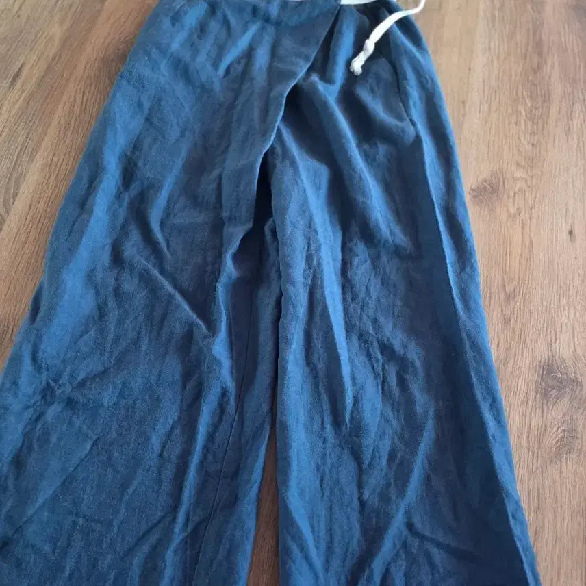 [BUNJANG] Le Pitableu Linen Wide Pants / 르피타블루 린넨 와이드 팬츠