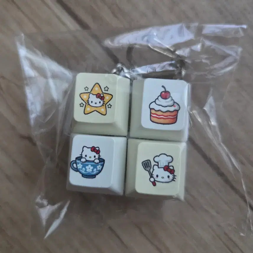 [BUNJANG] Hello Kitty LED Keycap Keychain / LED 헬로키티 키캡 키링 새상품