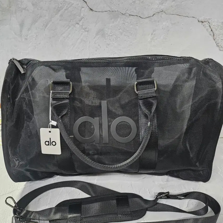[BUNJANG] ALO Black Duffel Bag / 알로 ALO 블랙 더플백