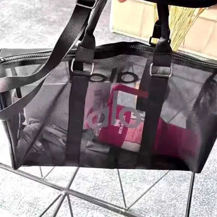 [BUNJANG] ALO Black Duffel Bag / 알로 ALO 블랙 더플백