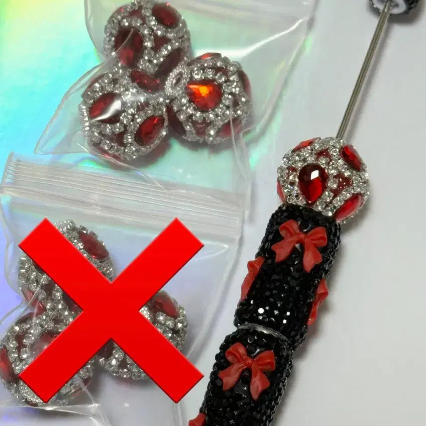 [BUNJANG] DIY Cubic Beads for Crafting and Keychains / DIY 큐빅 볼&amp;볼꾸