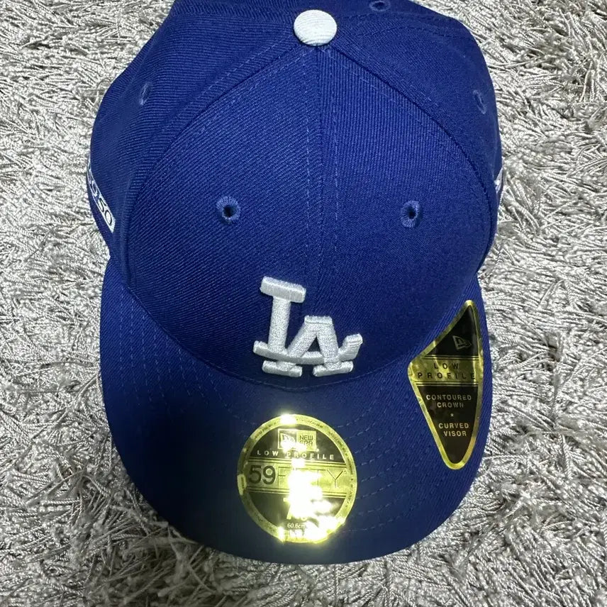 [BUNJANG] New Era 59Fifty 5950 Blue Fitted Hat / [7 5/8 , 60.6] 뉴에라 59fifty 5950 블루