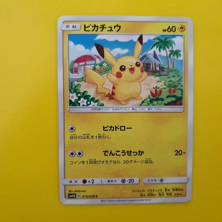 [BUNJANG] Pokemon Pikachu Japanese Edition Trading Card / 판매완료 포켓몬카드 초차원의폭수 피카츄 일판 일본판